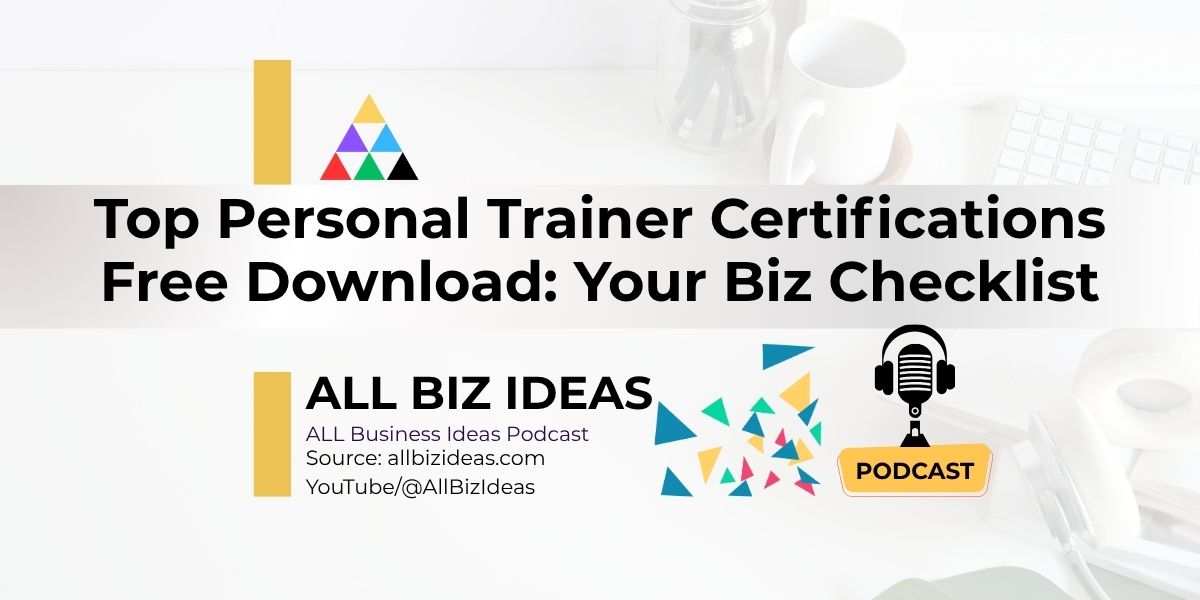 Top Personal Training Certifications | Free Checklist