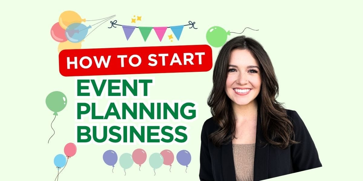 how to start your own event planning business
